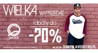 Wyprzedaż produktów Quintin! Wyprzedaż produktów Quintin!